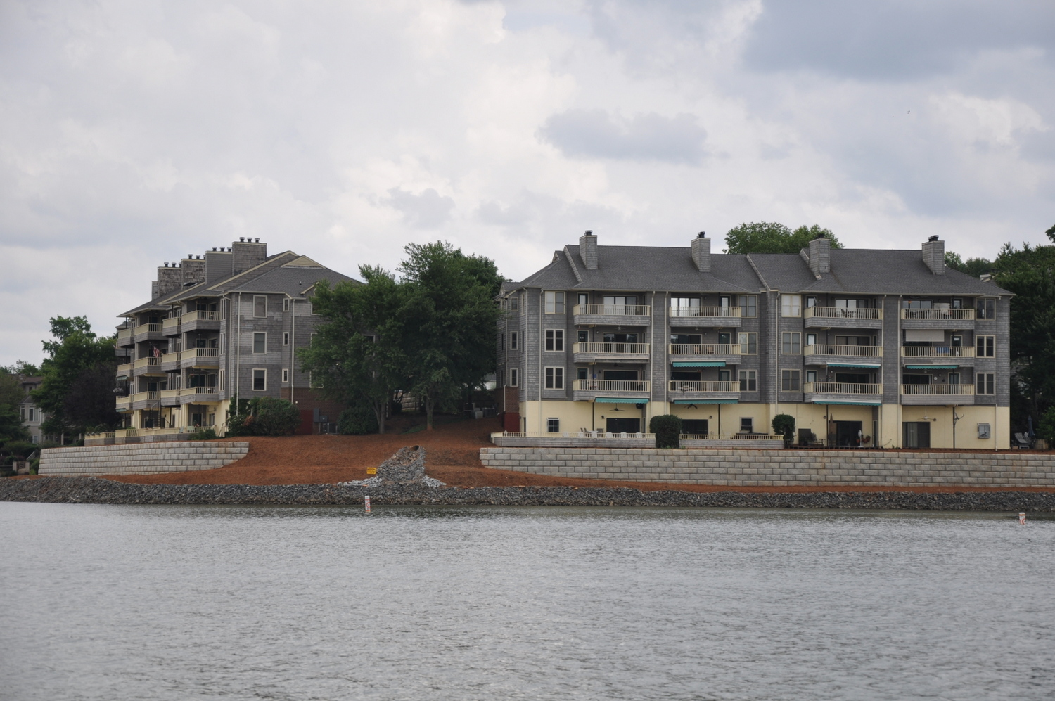 May 2012 - building 9816 and 9817 with new retaining wall